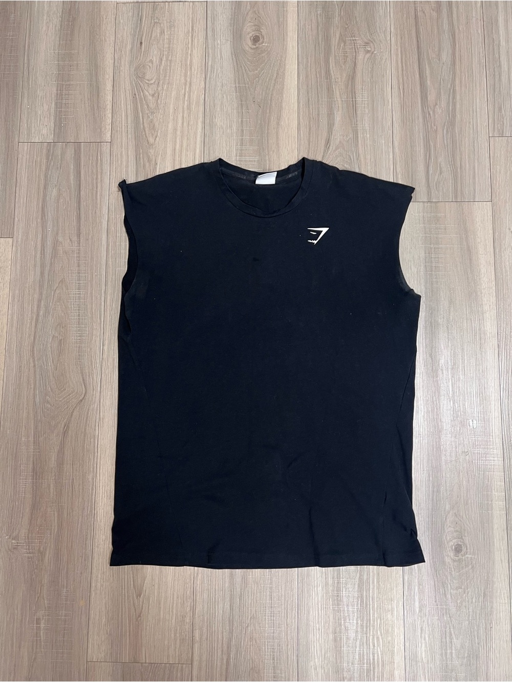 Gymshark Muscle Cut Off - Black Size M